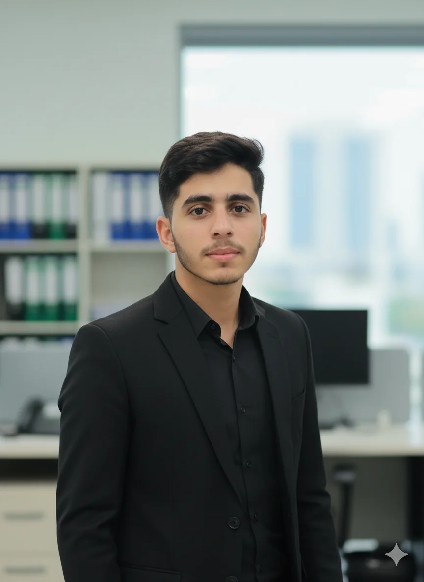 Portrait of Ali Sultan, website developer